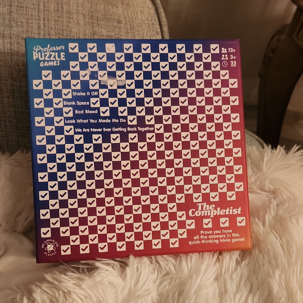 Professor Puzzle Games The Completist - Red and Blue